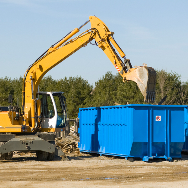 what are the rental fees for a residential dumpster in Rockville MN